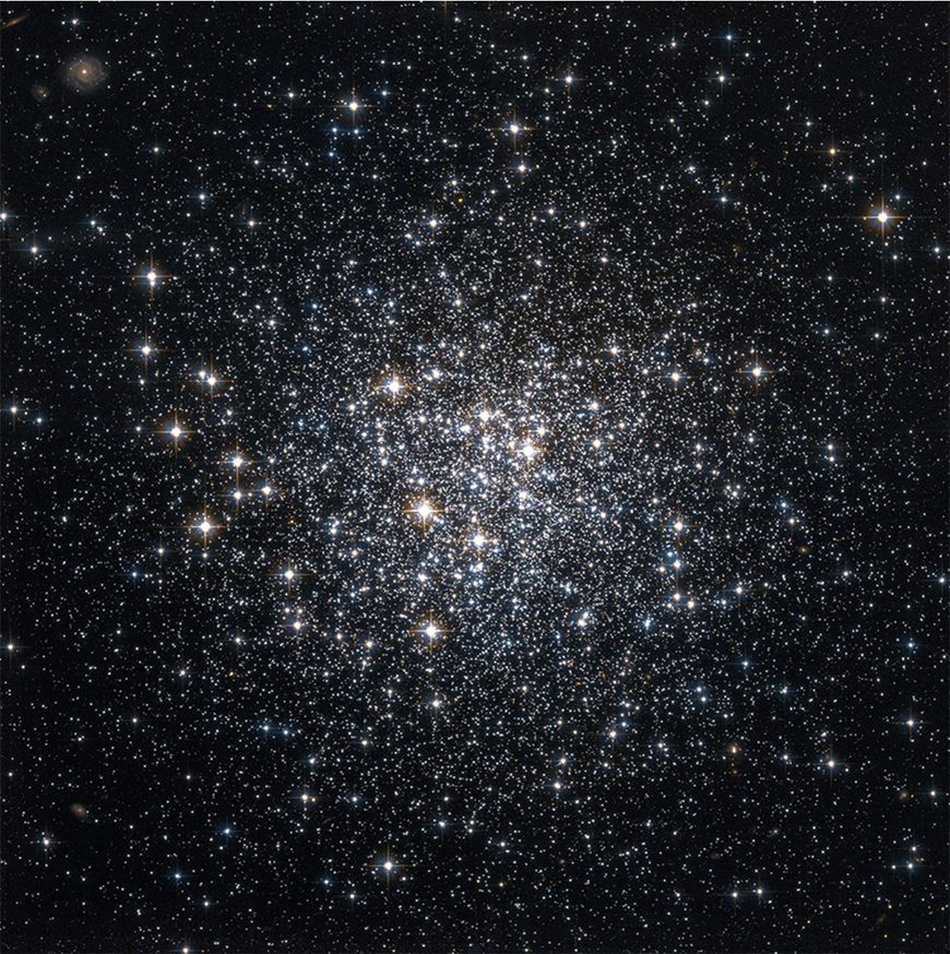 M72, pictured by the Hubble Space Telescope. Image Credit: NASA/ESA, Public Domain.