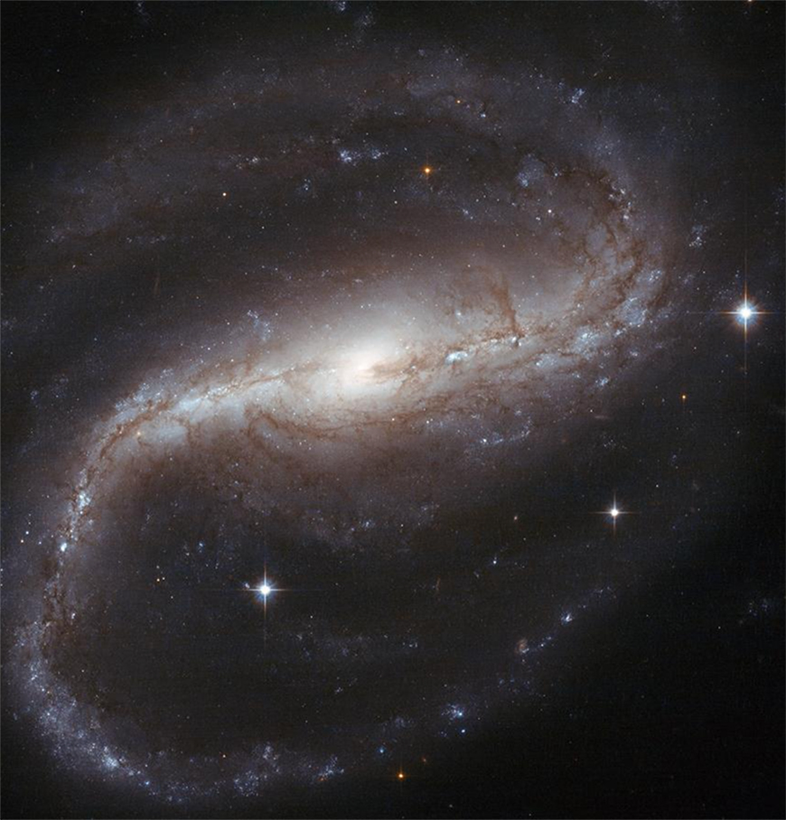 NGC7479, pictured by the Hubble Space Telescope. Image Credit: NASA/ESA, Public Domain.