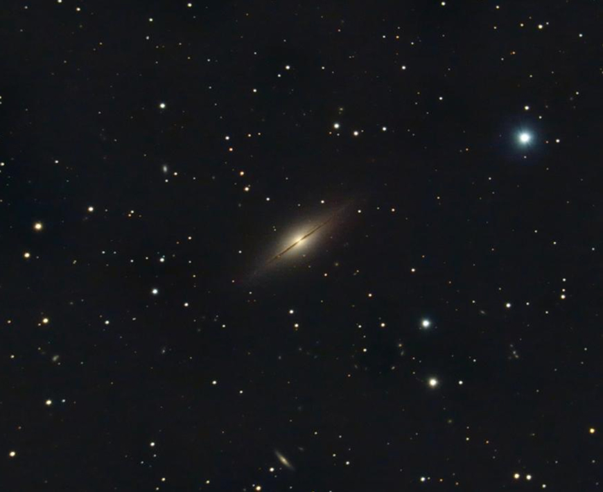 NGC7814.  Image Credit: Hunter Wilson, Creative Commons.