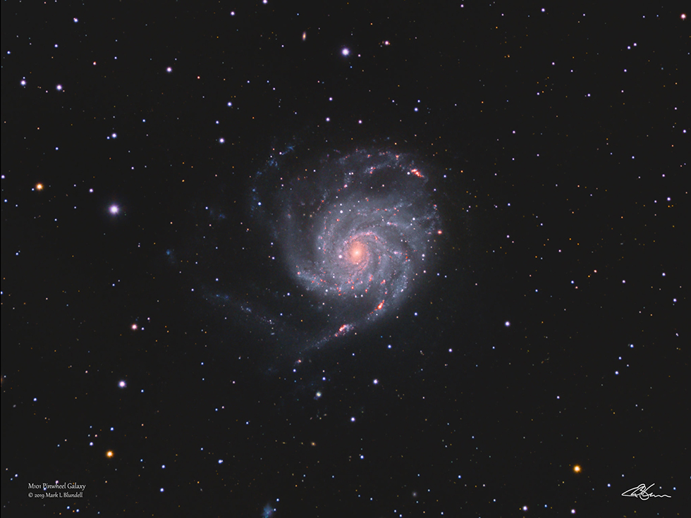 M101 by Mark Blundell.  Image used with kind permission.