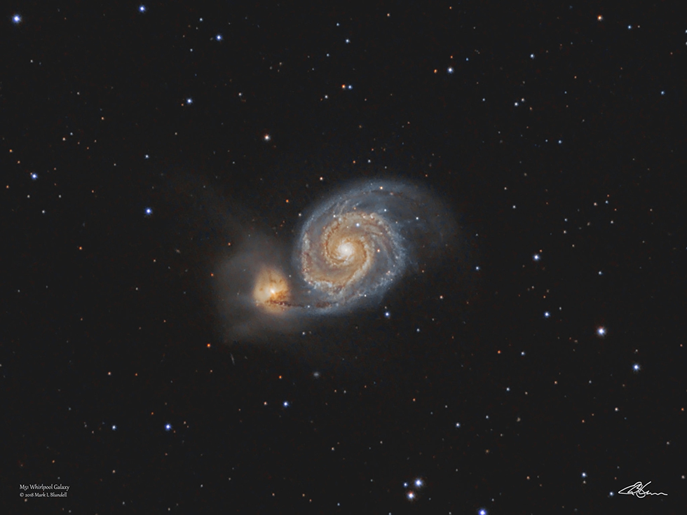 M51 by Mark Blundell.  Image used with kind permission.